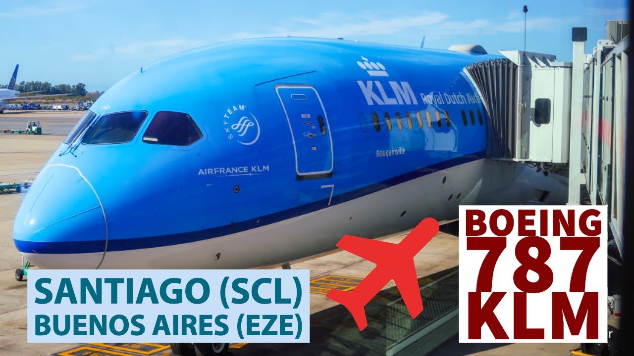Boeing 787-9 KLM Recorrida total - bautismo en Buenos Aires