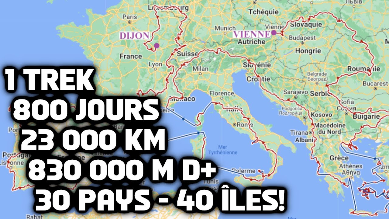 L'Odyssée pédestre 1/4 - le plus long trek européen de l'histoire 🇪🇺