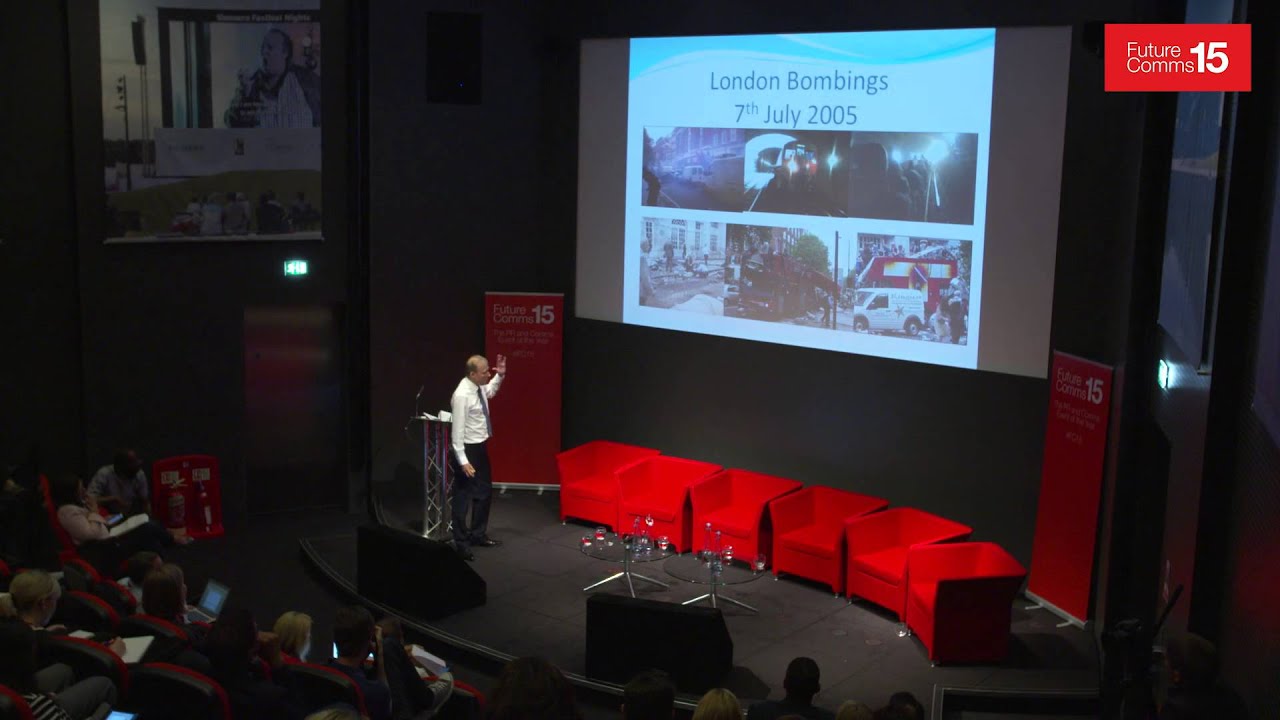 Public relations and crisis management: London bombings - Chris Webb at #FutureComms15