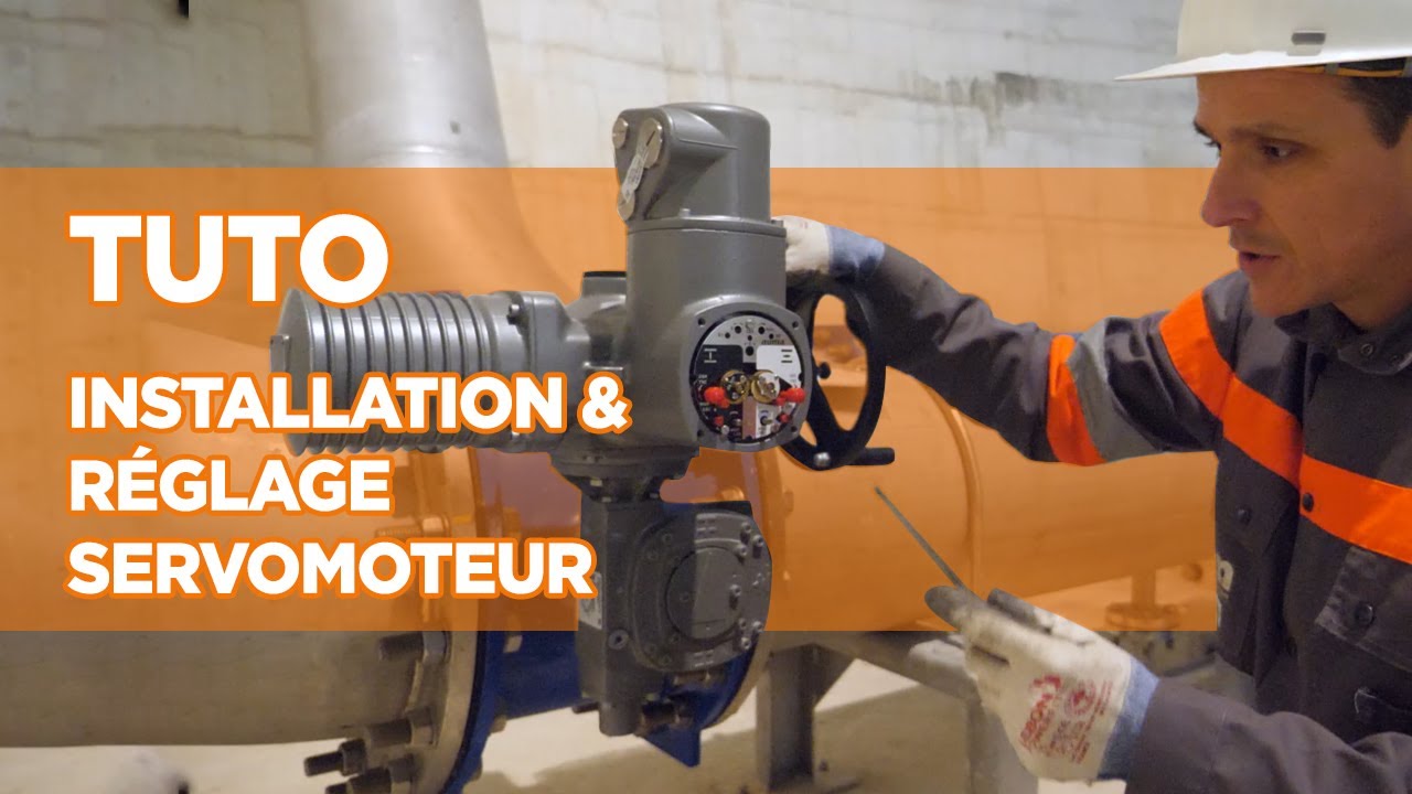 Tuto - Installation et réglage d'un servomoteur AUMA sur Vanne à papillon EUROSTOP
