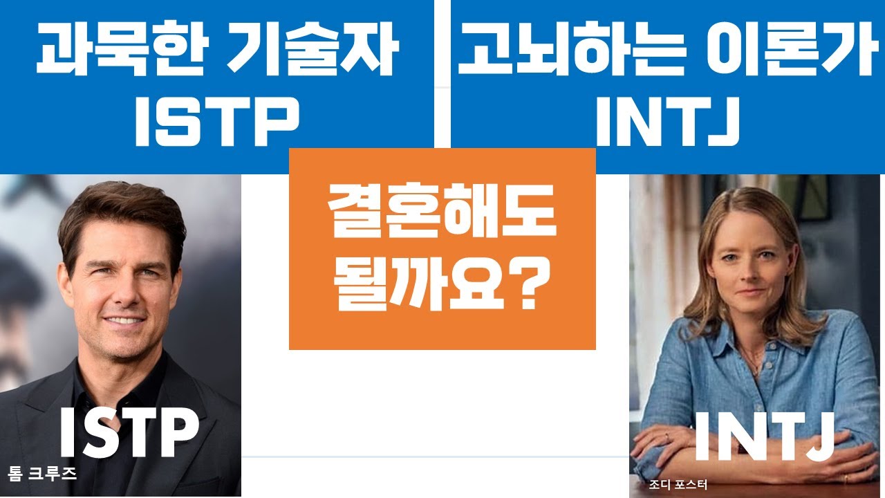 ISTP-INTJ관계, 갈등, 연애, 결혼, 커플 (21)