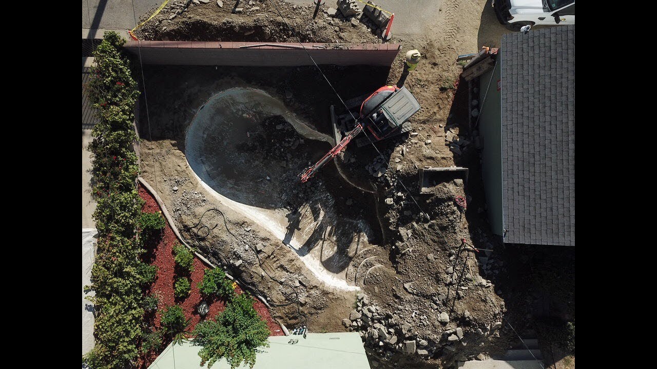 Biggest Pool Demo EVER!