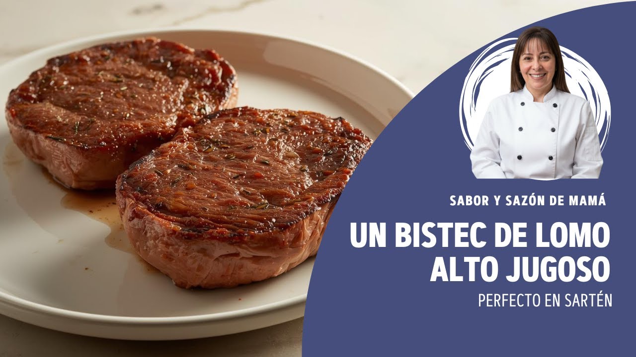 El Secreto para un Bistec de Lomo Alto Jugoso y Perfecto en Sartén