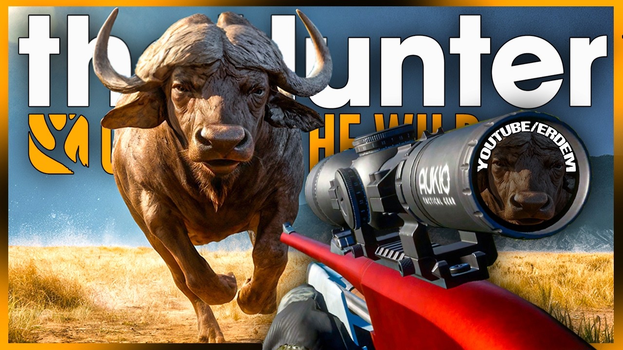 AFRİKA'DA BUFALO SALDIRIP BOYNUZ ATTI! | theHunter: Call of the Wild