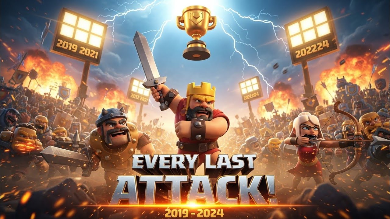 “Every FINAL Attack in Clash of Clans World Championships (2019-2024) 🔥 | Legendary Finishes!”