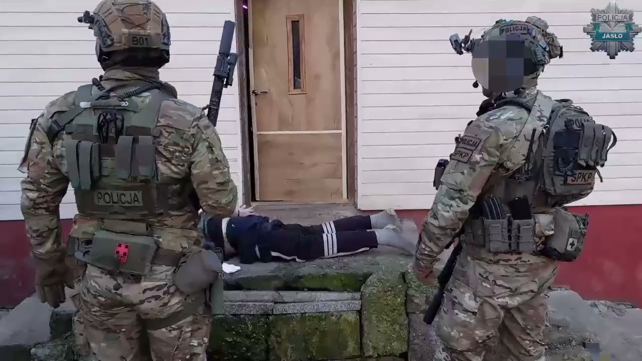 Kontrterroryści w akcji! Są zatrzymania VIDEO: KPP Jasło