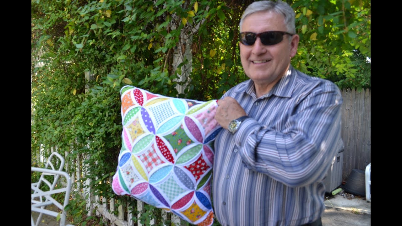 PART ONE ~ EASY Cathedral WIndows Pillow/Cushion Tutorial ~ PART ONE