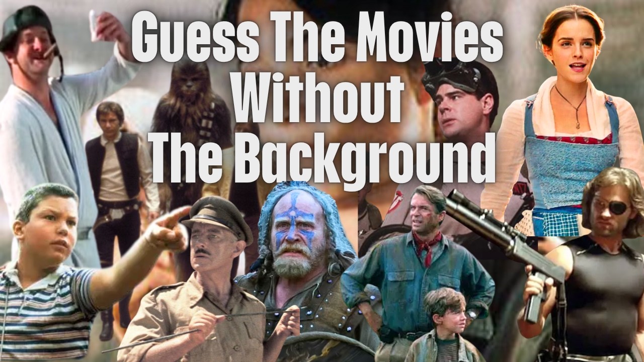 Guess The Movies Without The Background [Quiz Mix Challenge]