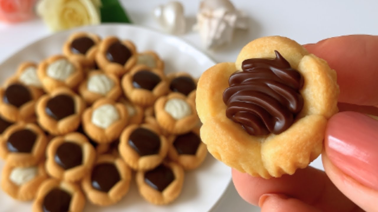 Just 10 mins Treat with Only 3 Ingredients! Quick and Easy The Biscuits Melt in Your Mouth!