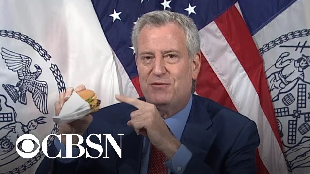 New York City Mayor Bill de Blasio promotes a new incentive to get vaccinated: Shake Shack