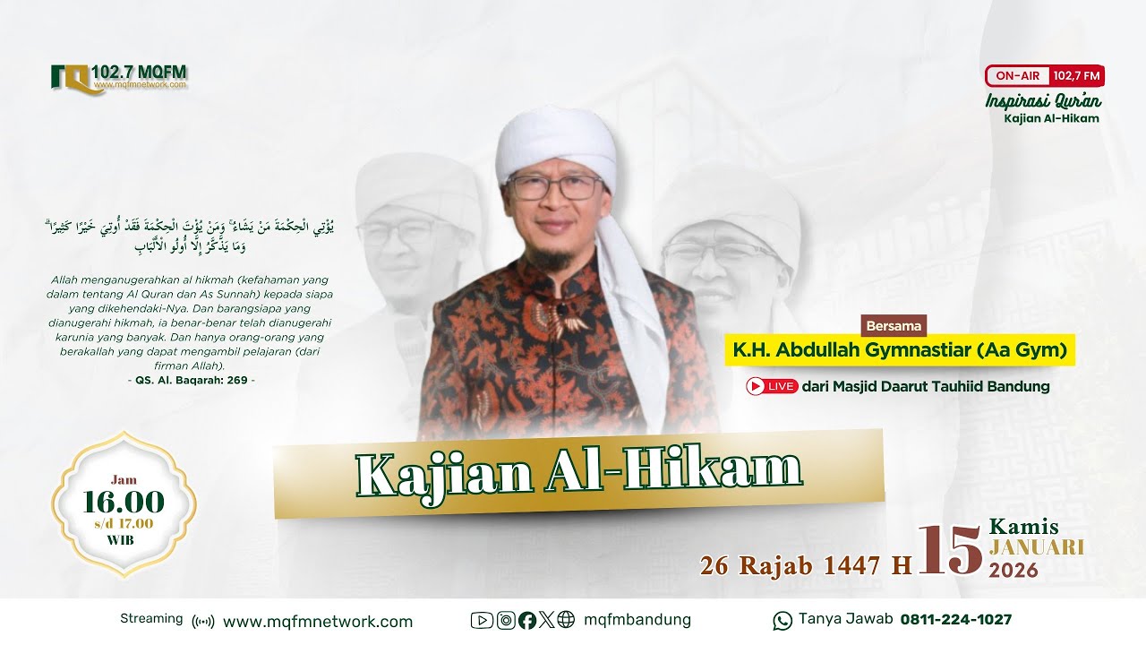 Kajian Kitab Al Hikam | KH.Abdullah Gymnastiar