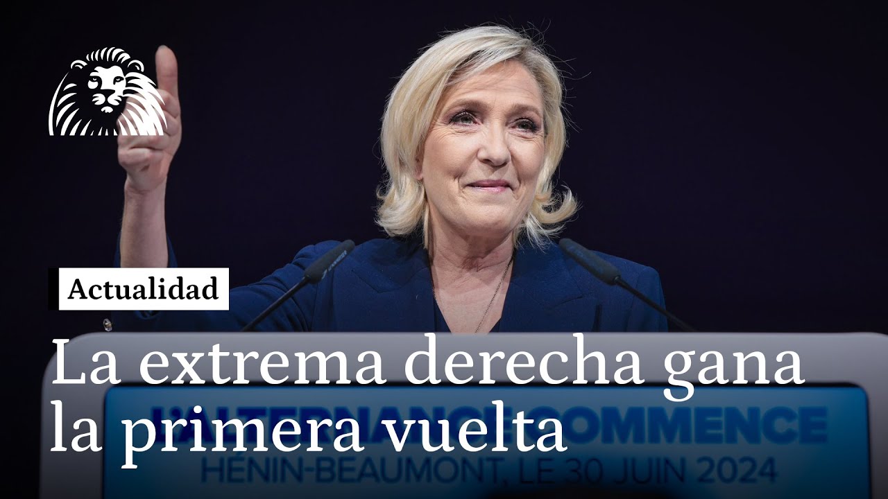 La extrema derecha gana la primera vuelta en Francia, con un 'macronismo' en claro declive