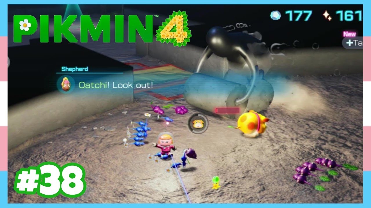 *Waterwraith Hardest Boss Fight* How To Rescue Kaia & Vonda In Engulfed Castle 100% - #38 Pikmin 4