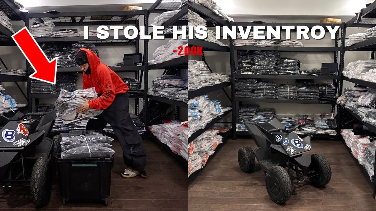 I STOLE 250k WORTH OF INVENTORY + BACKDOOR MY FRIEND **GONE WRONG**