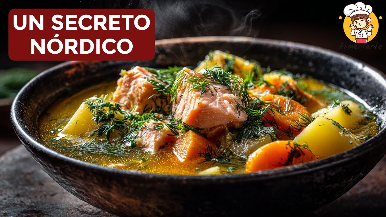 El Secreto de la Sopa de Salmón más Reconfortante 🥣 | Estilo Nórdico 🌿