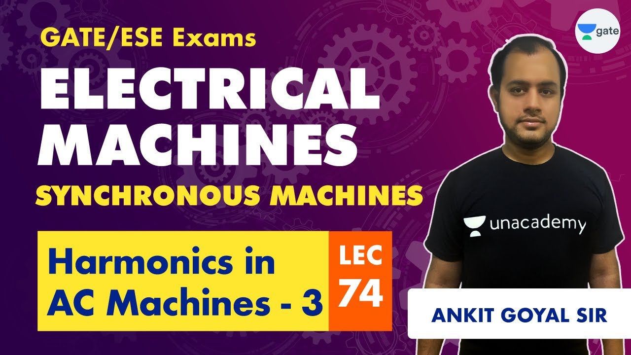 Electrical Machines | Lec 74 | Harmonics in AC Machines - 3 | GATE/ESE Electrical Engg