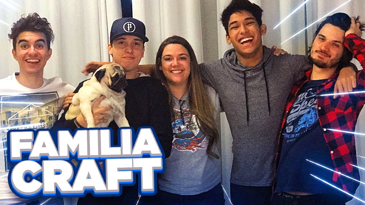 🏠 FAMILIACRAFT INVADIU A CASA DOS YOUTUBERS !! ‹ AUTHENTIC ›