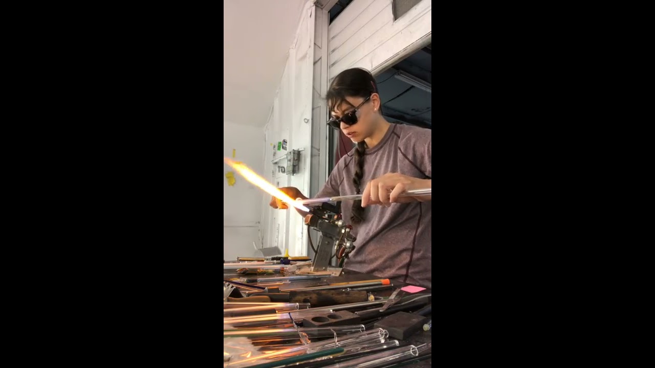 Daily Glass Blowing - How to Make a Hollow Hammer Dabber