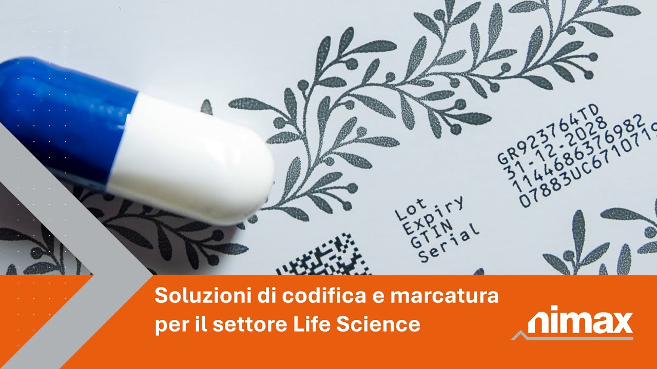 Nimax | Soluzioni di codifica e marcatura per il settore Life Science