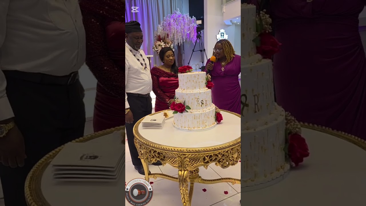 💍🎂 Cutting of the Cake Ceremony 🎂💍Joy filled the air as Shufaay KIBHARI Belgium Ndzerem and Wirba 