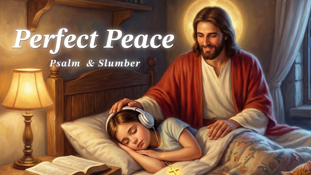 He Restores My Soul 🌙 | Psalm 23 | Peaceful Christian Sleep Music for Anxiety & Deep Rest [2 hours]