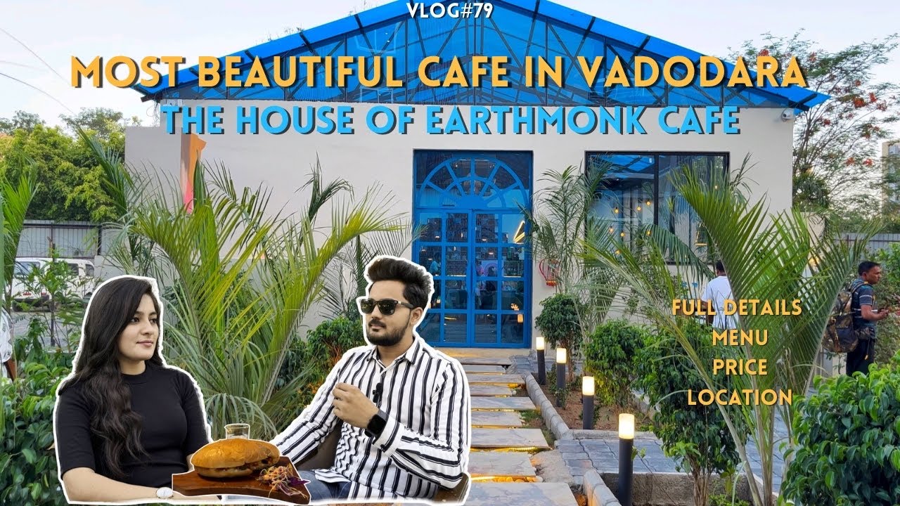 We went for a Date in Most Beautiful Cafe in Vadodara | The House Of Eathmonk Cafe | 2023.