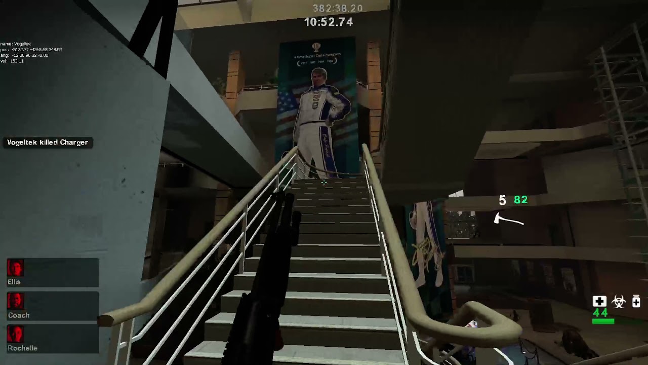 L4D2 Survival Solo - Dead Center Atrium [50m]