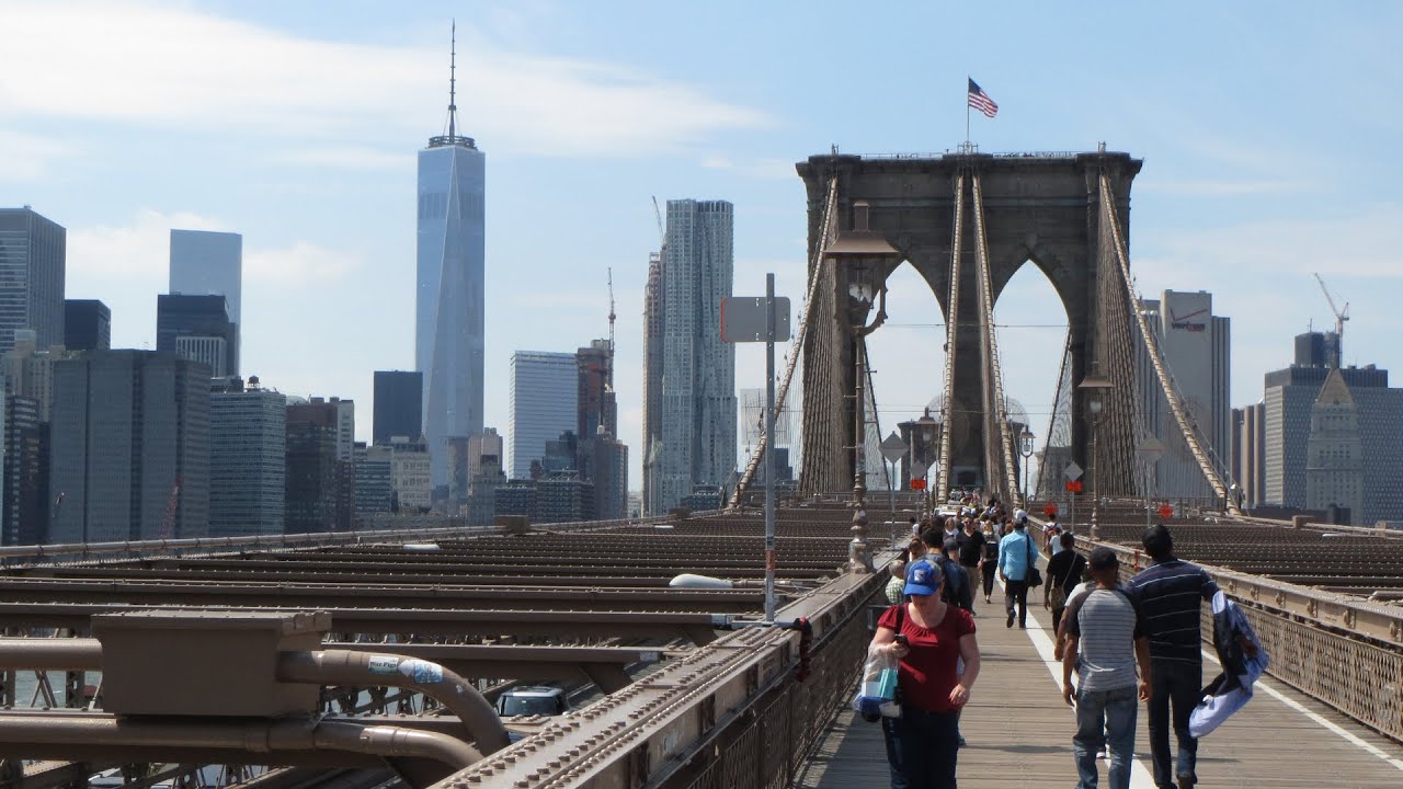 Sightseeing in New York City / One World Trade Center / Brooklyn bridge / 911 museum / highlights