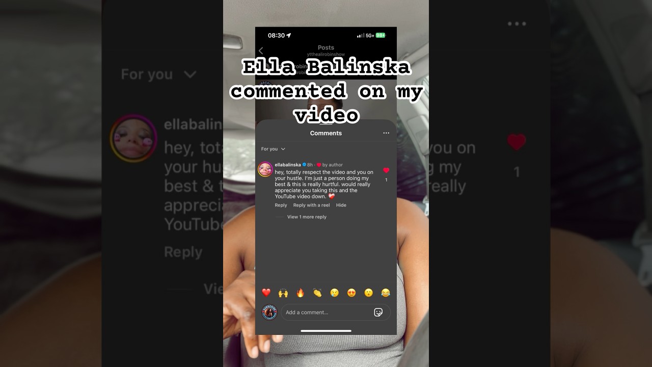 Ella Balinska was NOT a fan of my video on her #badacting #hollywoodactors #thealirobinsshow