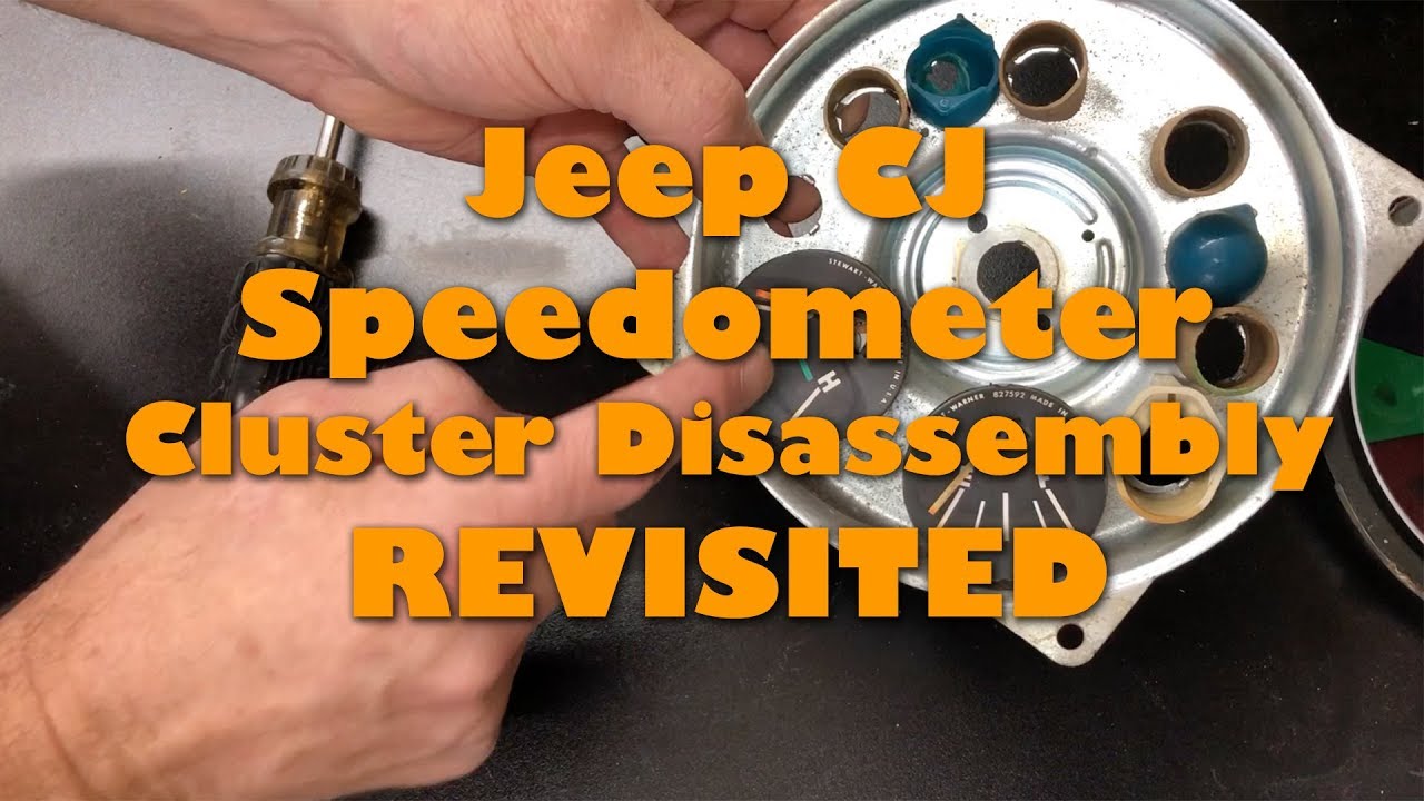 Revisiting the Jeep CJ Speedo Disassembly
