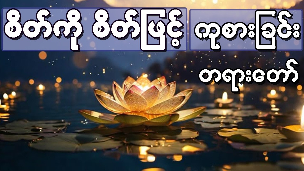 စိတ်ကိုစိတ်ဖြင့်ကုစားခြင်း တရားတော်