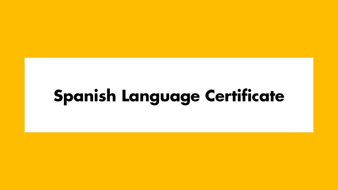 Spanish Language Certificate | UWM School of Continuing Education