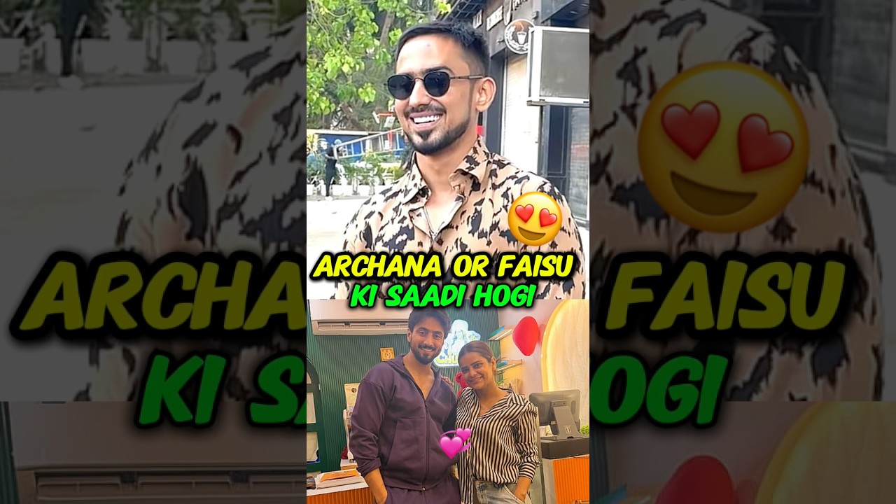 Archana Or Faisu Ki Saadi 2026 Me 😍🧠📈 #mrfaisu #the50 #the50show #archanagautam #adnaanshaikh