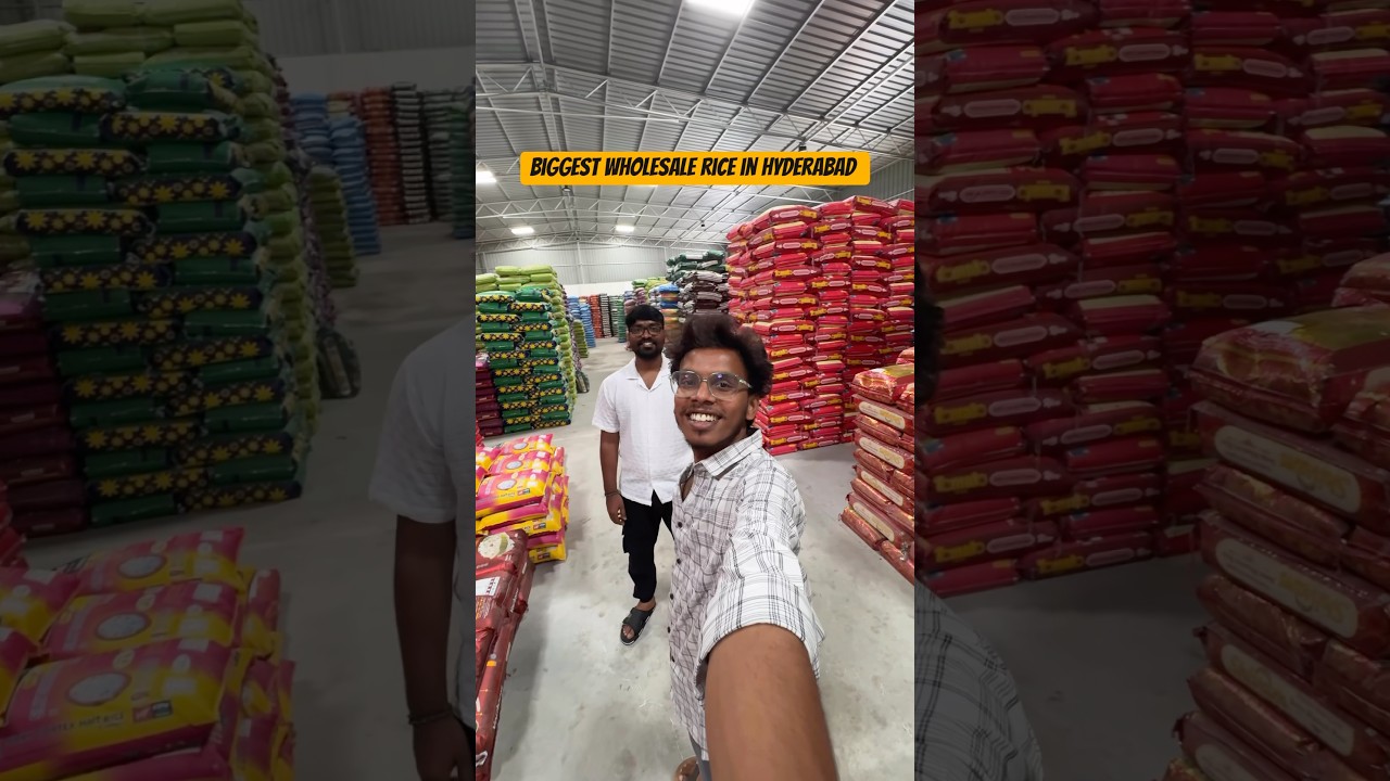 Biggest #wholesale rice in #hyderabad #wholesalemarket #wholesaleprice #wholesaler #wholesaleshop