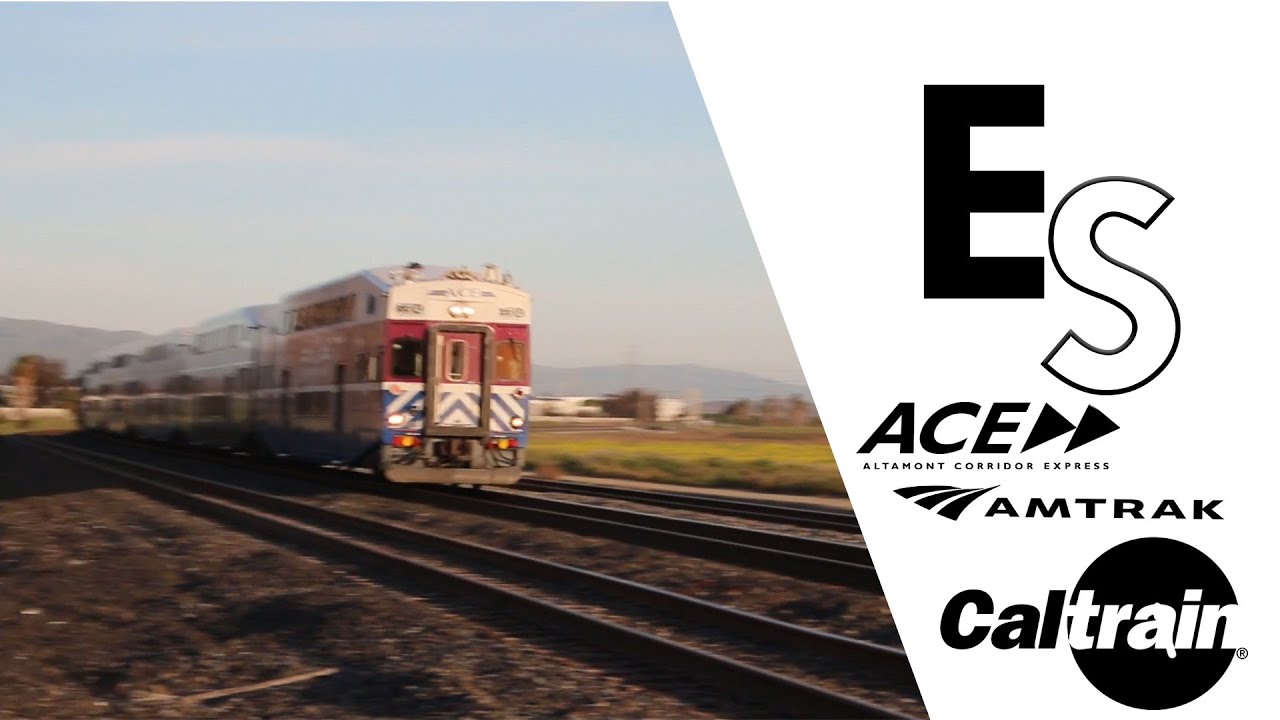 70MPH+ Passenger Trains in Northern California, ACE, Amtrak, and Cal-Train ,April 2023.