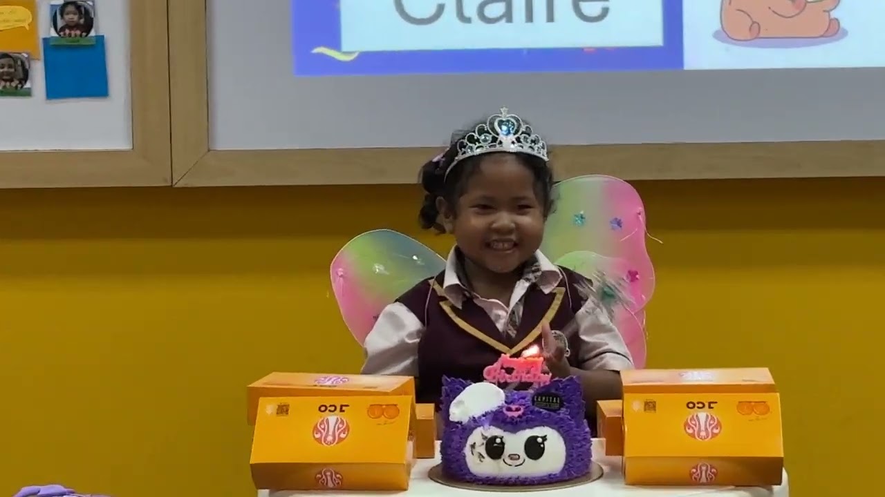 Claire’s 4th Birthday at School #birthday 