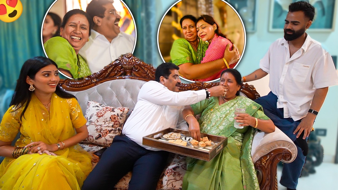 Samdhan ji ka Hua Phool se Swagat | Dono Family aayi Sath Diwali par 😍