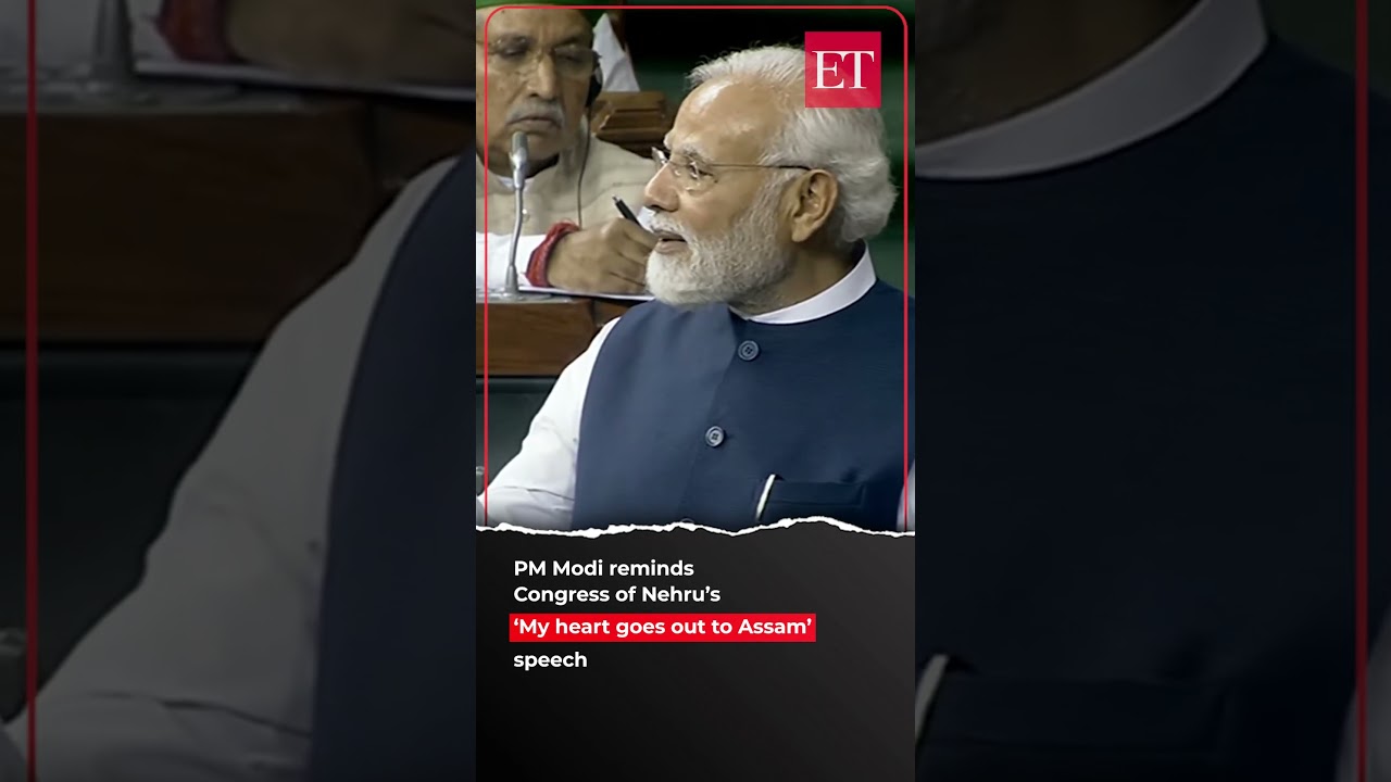 Manipur violence: PM Modi reminds Congress of Nehru's 'My heart goes out to&nbsp;Assam'&nbsp;speech