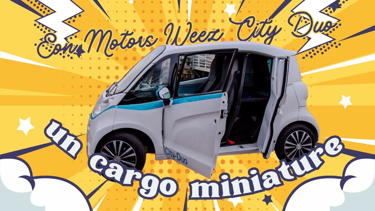 Eon Motors Weez City duo, le mini cargo pour les pro citadins !