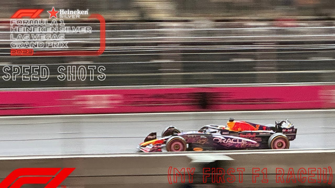 “My First F1 Race!” F1 Las Vegas Grand Prix Speed Shots