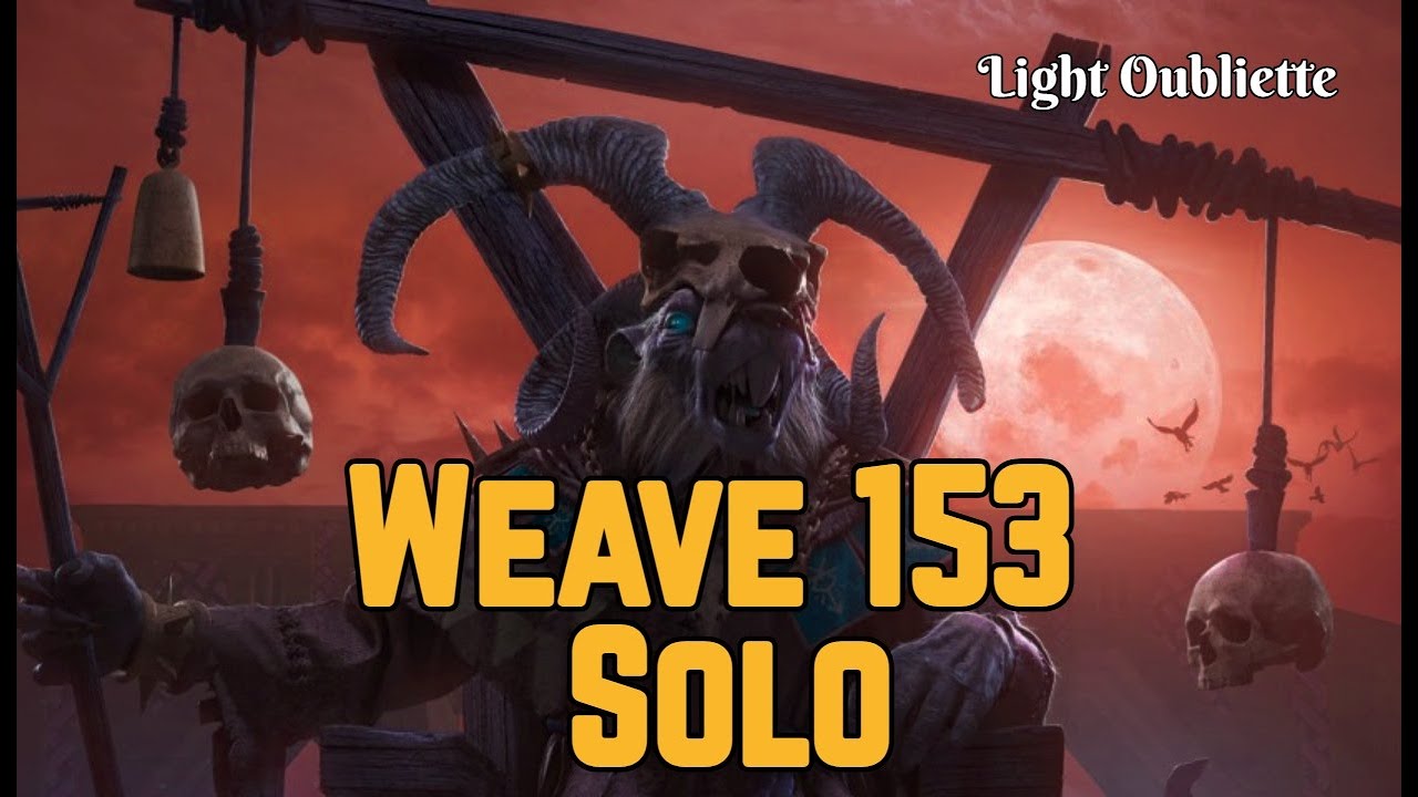 Vermintide 2 Weave 153 Solo | Zealot - Cataclysm 3 | Light Oubliette