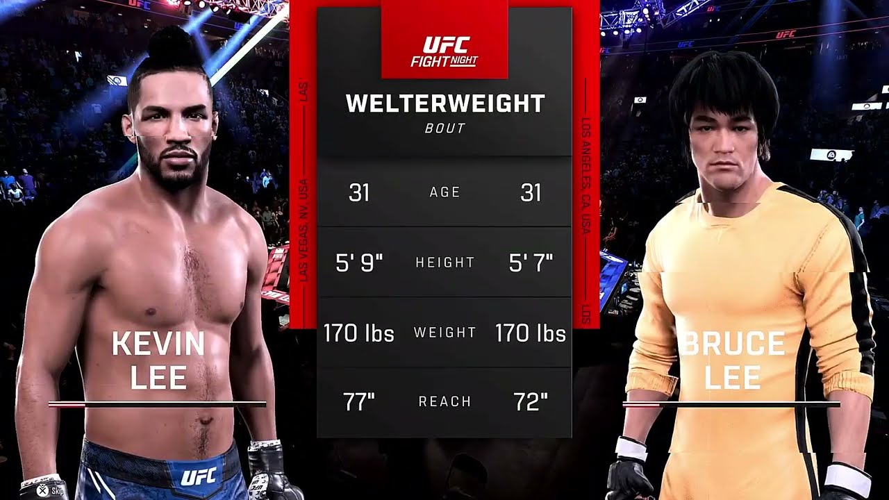 Kevin Lee Vs Bruce Lee | EA Sports | UFC 5 | MjB UFC