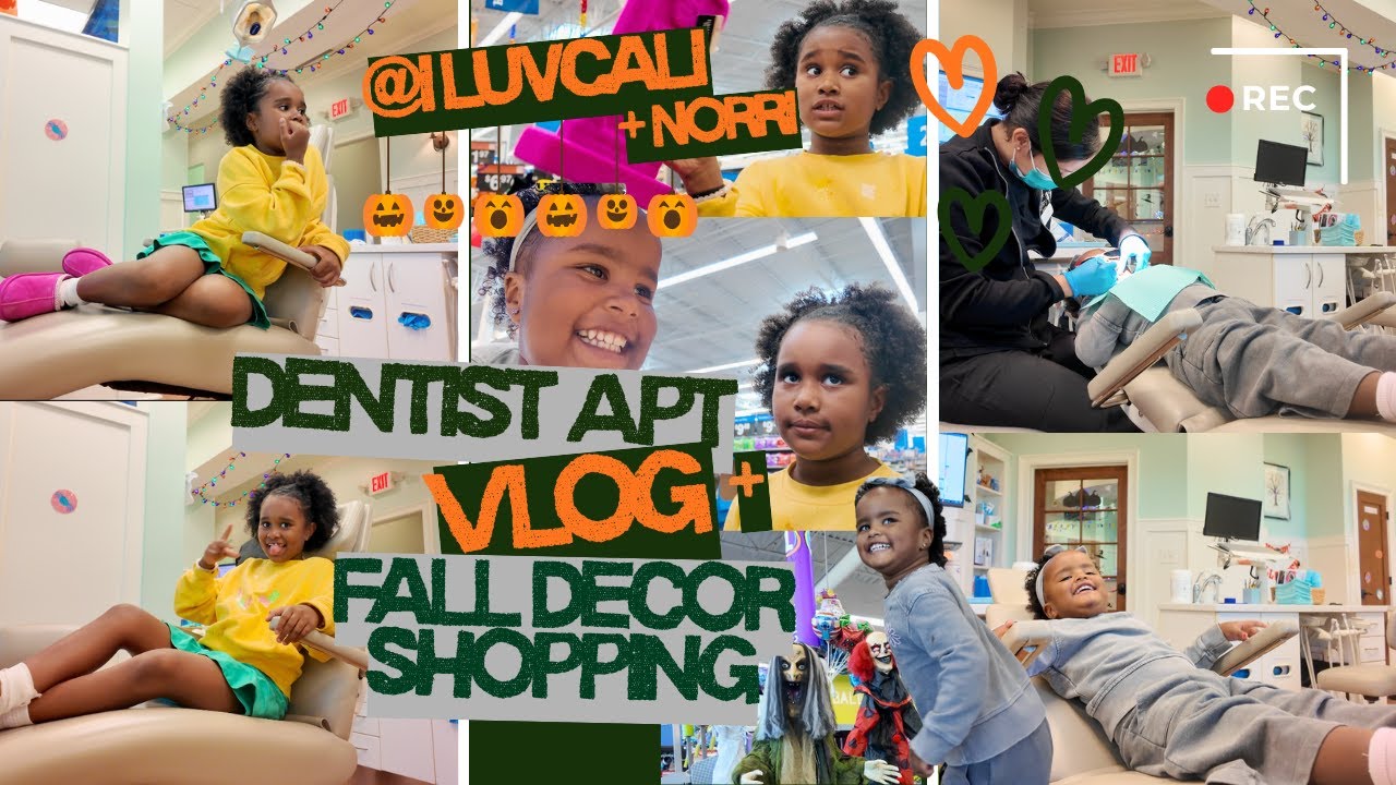 8-Year Old Vlog to Dentist Appt & Fall Decor | ⁨@iLuvCali⁩