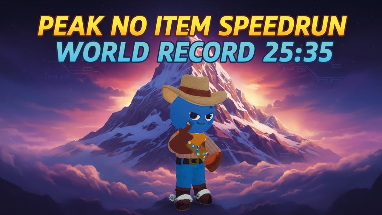 PEAK NO ITEM SPEEDRUN WR 25:35 (SUB 26)