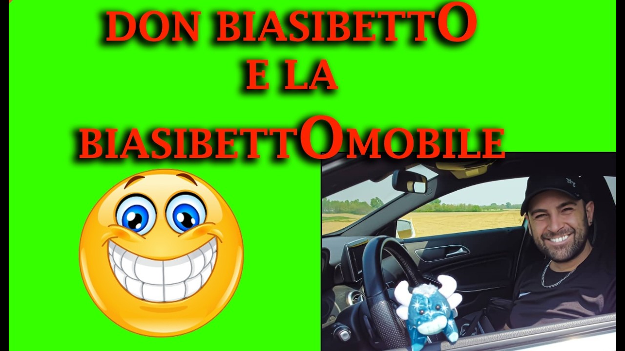 GARLASCO LE COMICHE:DON BIASIETTO E LA BIASIBETTOMOBILE DI BOMBO CAPPA.