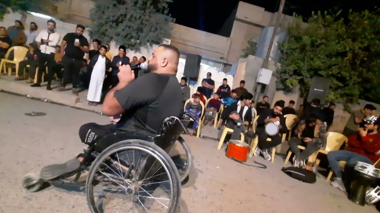 اكيد الفنان احمد الغريب والعازف مصطفئ الحنين/موسسة حسون الملك