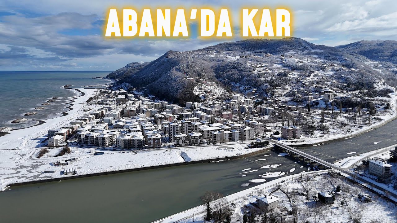 Abana'da Kar - Drone Video
