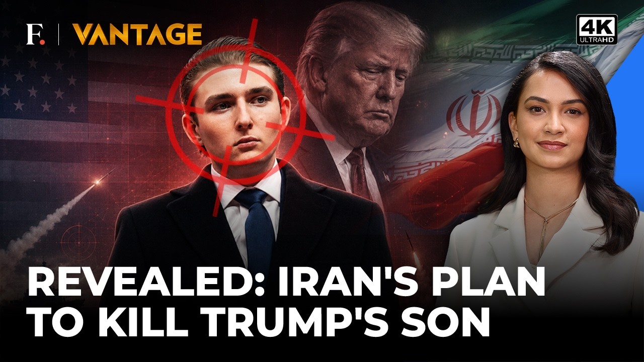Иран угрожает сыну Трампа Бэррону и его жене Мелании на фоне войны | Vantage on Firstpost | 4K