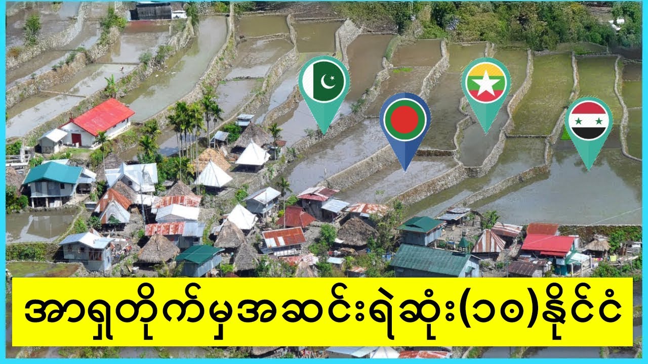 Poorest Countries in Asia | အာရှတိုက်မှအဆင်းရဲဆုံး |10 နိုင်ငံ | 2025