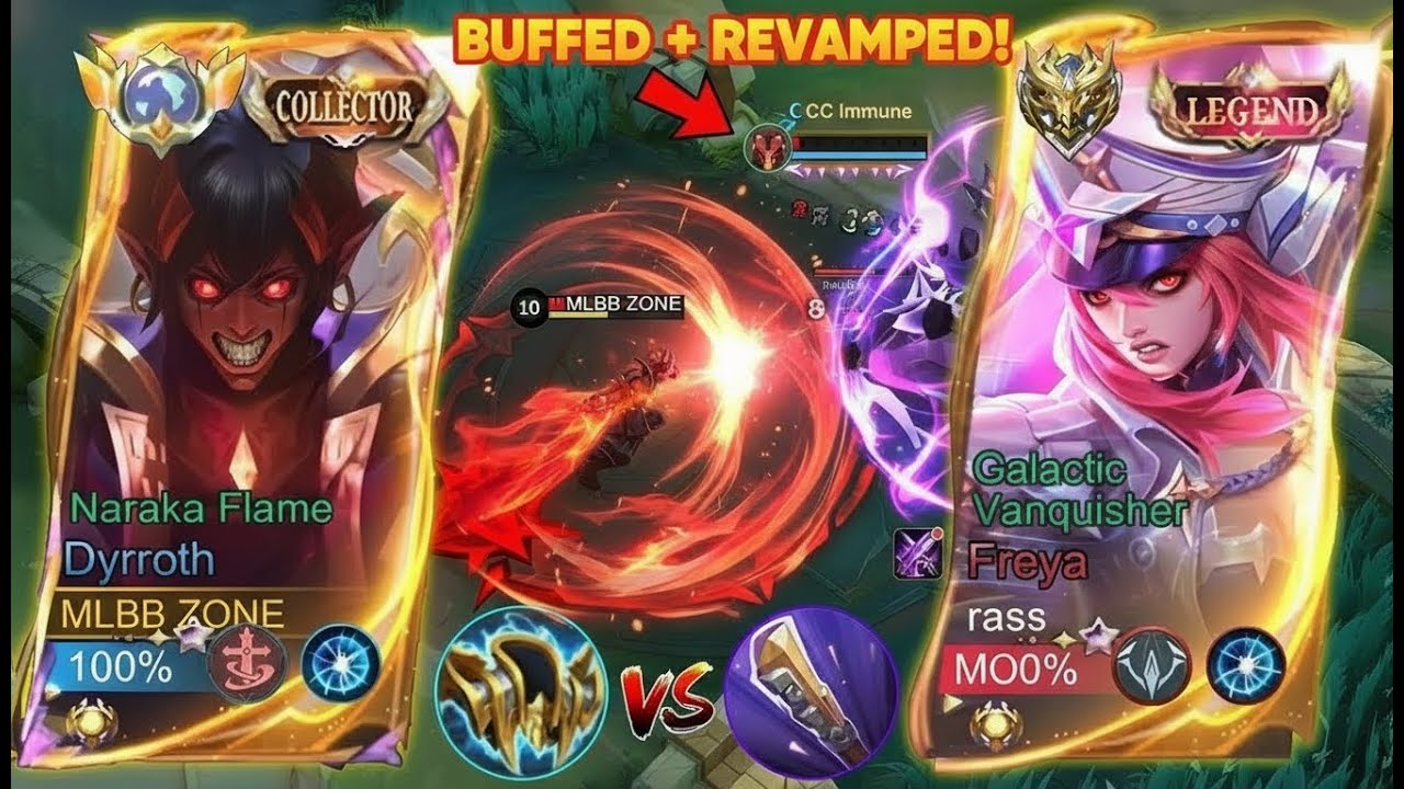 Dyrroth 28 Kills + SAVAGE!! Super Intense Battle!! - Build Top 1 Global Dyrroth ~ MLBB